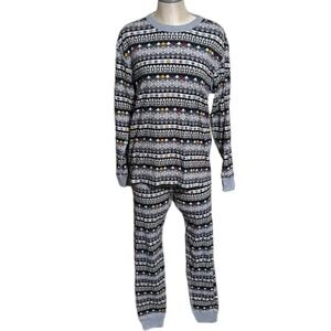 hanna andersson pajamas women L/XL Storyteller Fair Isle Comfy Cozy Sleepwear